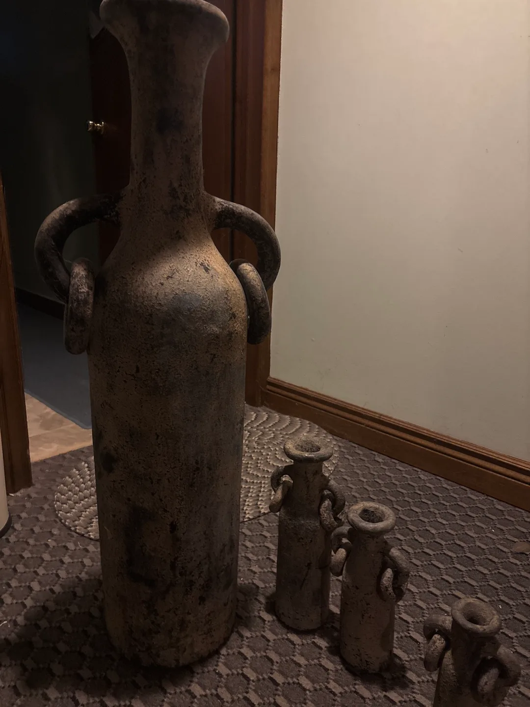 Set of four decorative amphora vases image indicator(3)