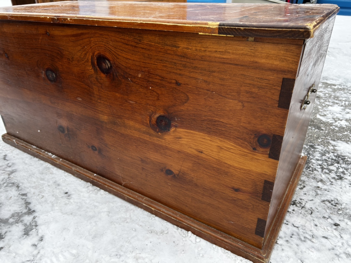 Vintage Wooden Storage Trunk/Chest - photo 5