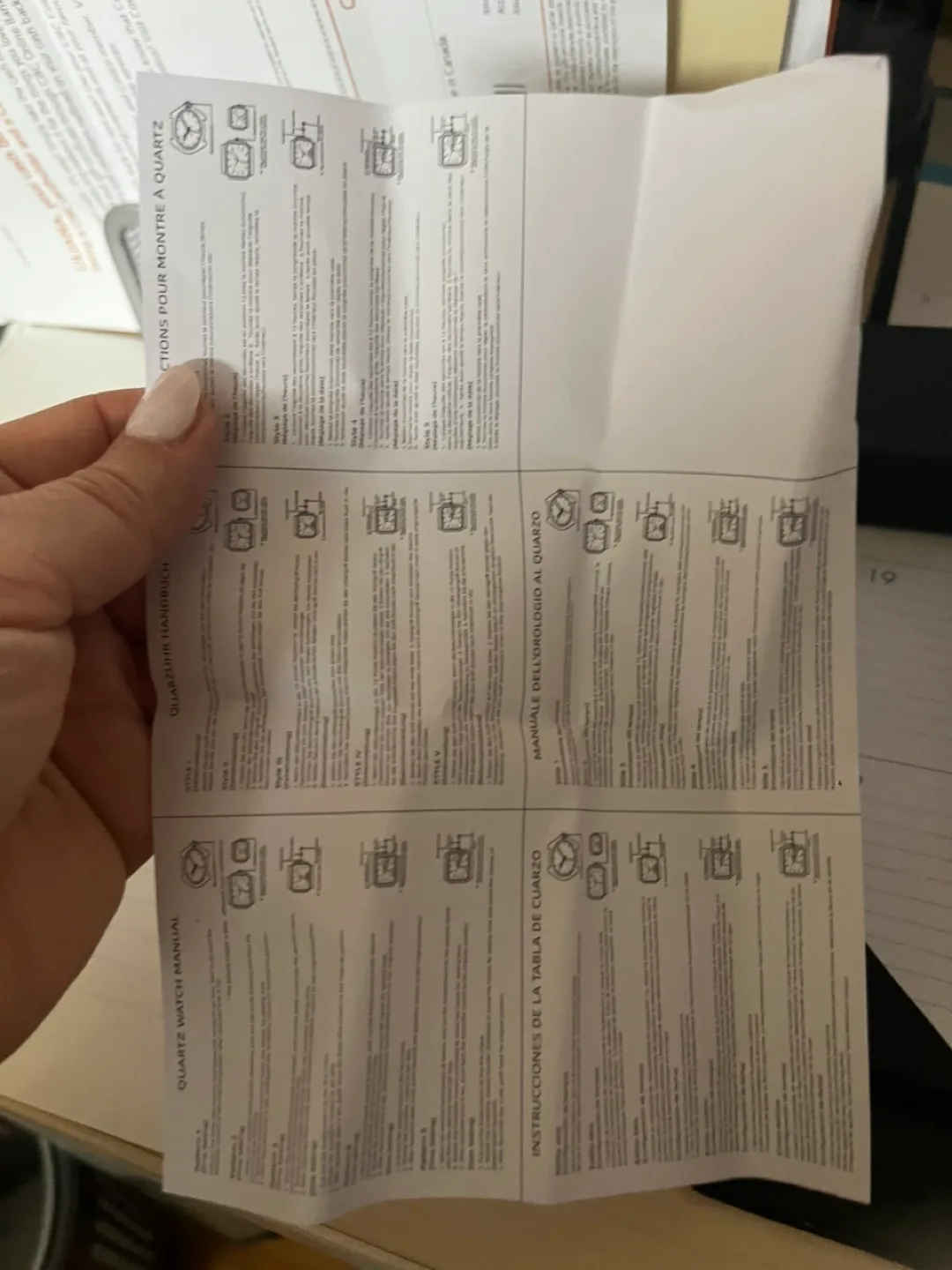 Men's Blue Automatic Watch with Original Box and Manual image indicator(4)