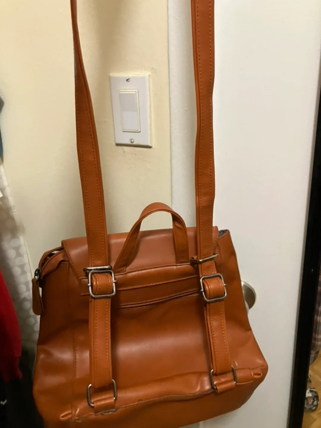 Convertible Brown Backpack/Shoulder Bag image indicator(2)