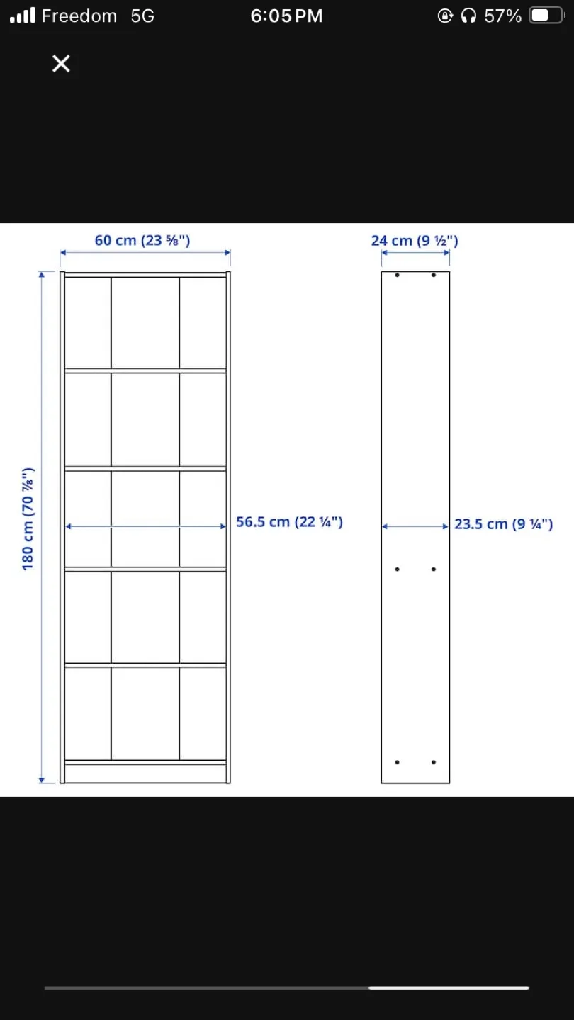 IKEA GERSBY Bookcase - White image indicator(3)