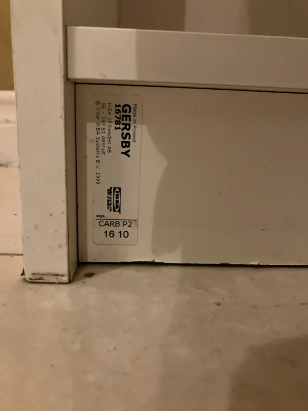 IKEA GERSBY Bookcase - White image indicator(4)