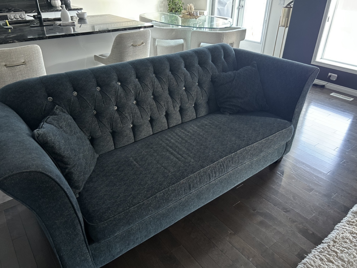 Dark Navy & Grey Couches - photo 5