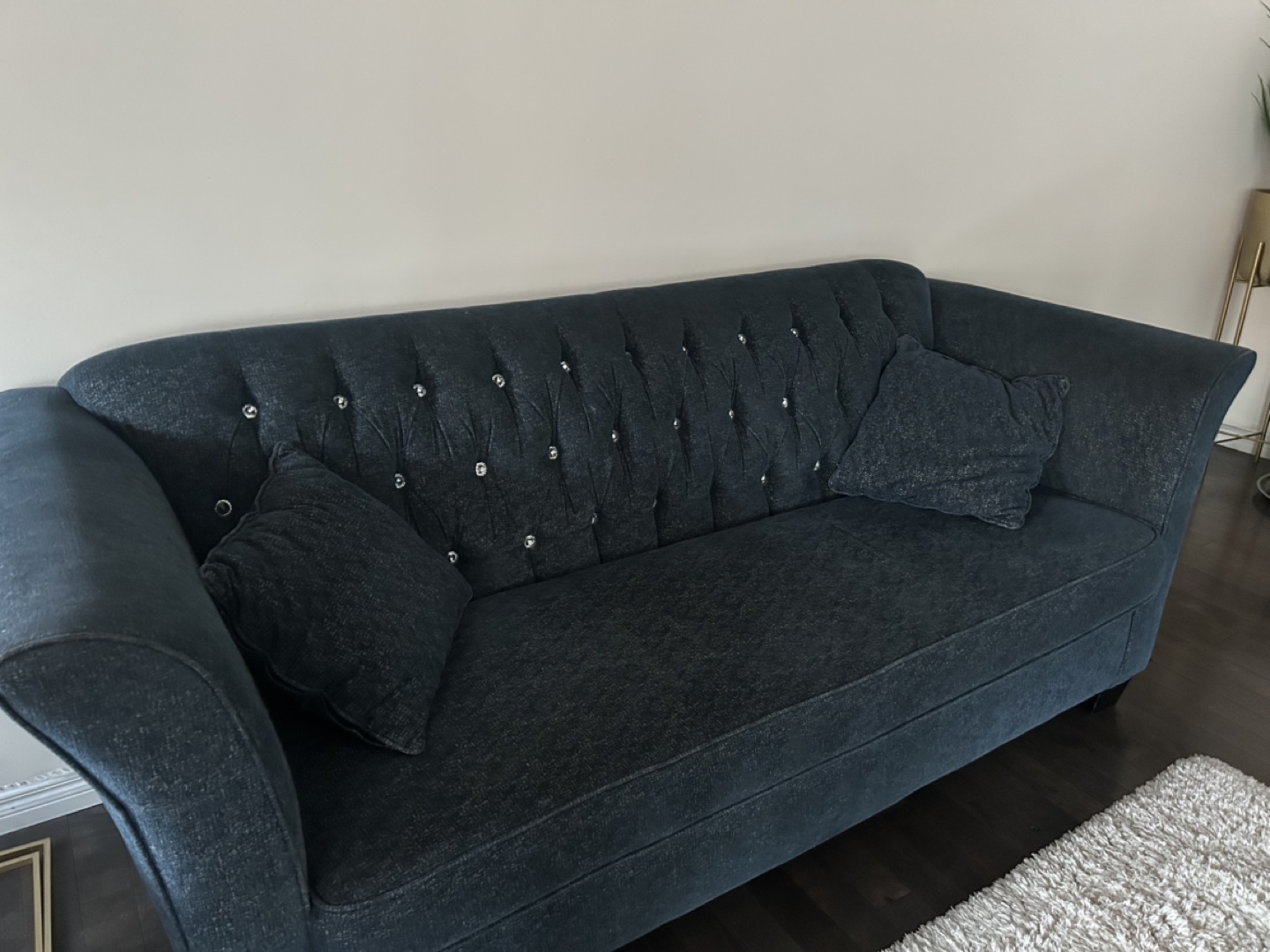Dark Navy & Grey Couches