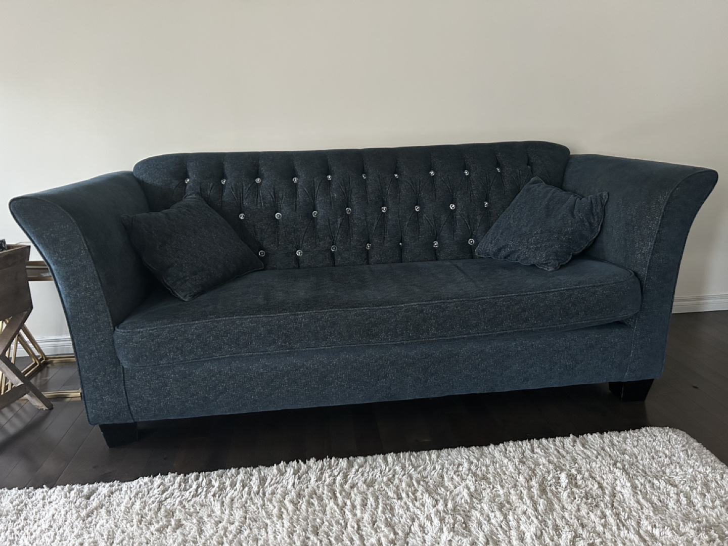 Dark Navy & Grey Couches - photo 4