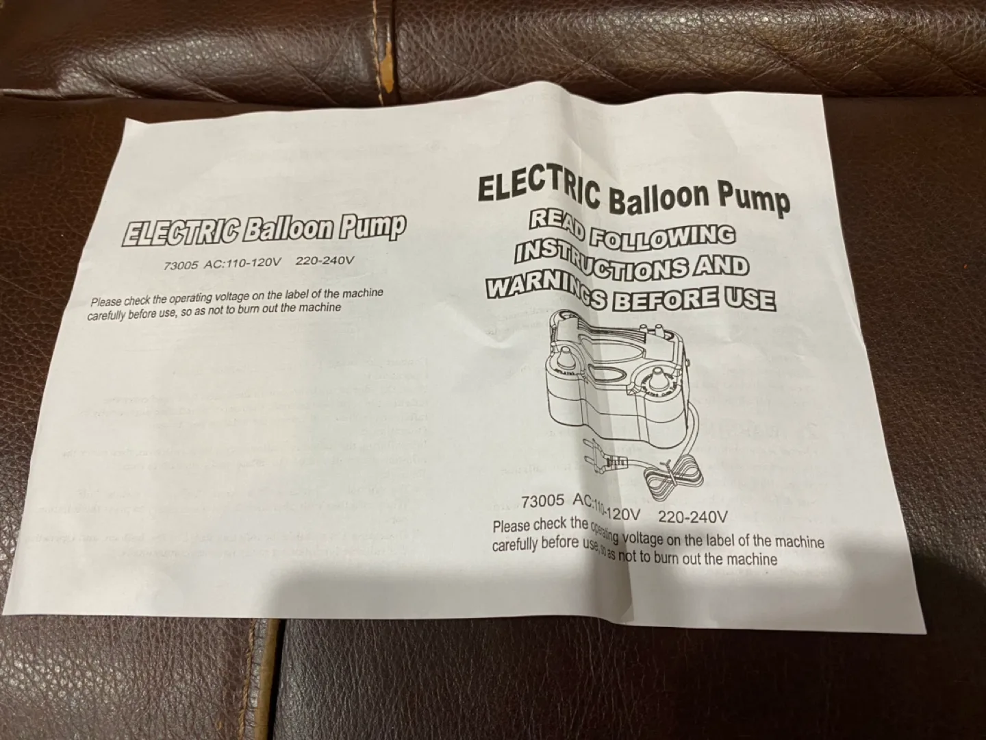 Electric Balloon Pump - For rent $5 image indicator(6)