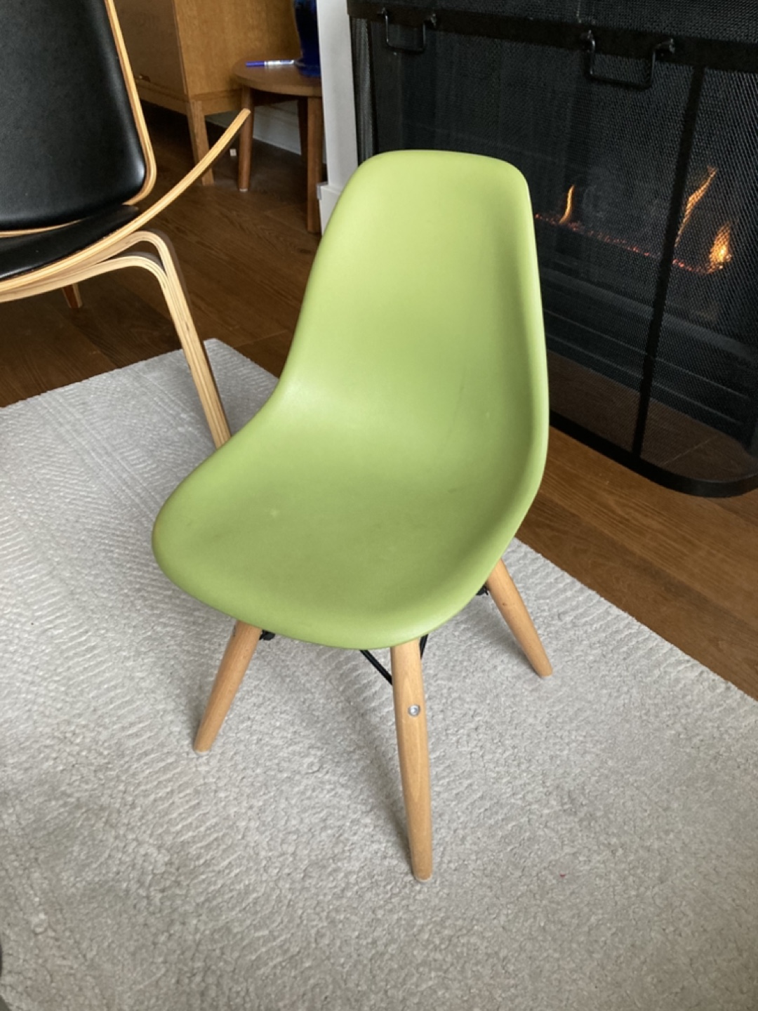 Kids' Eames-style Chair - Light Green - photo 3