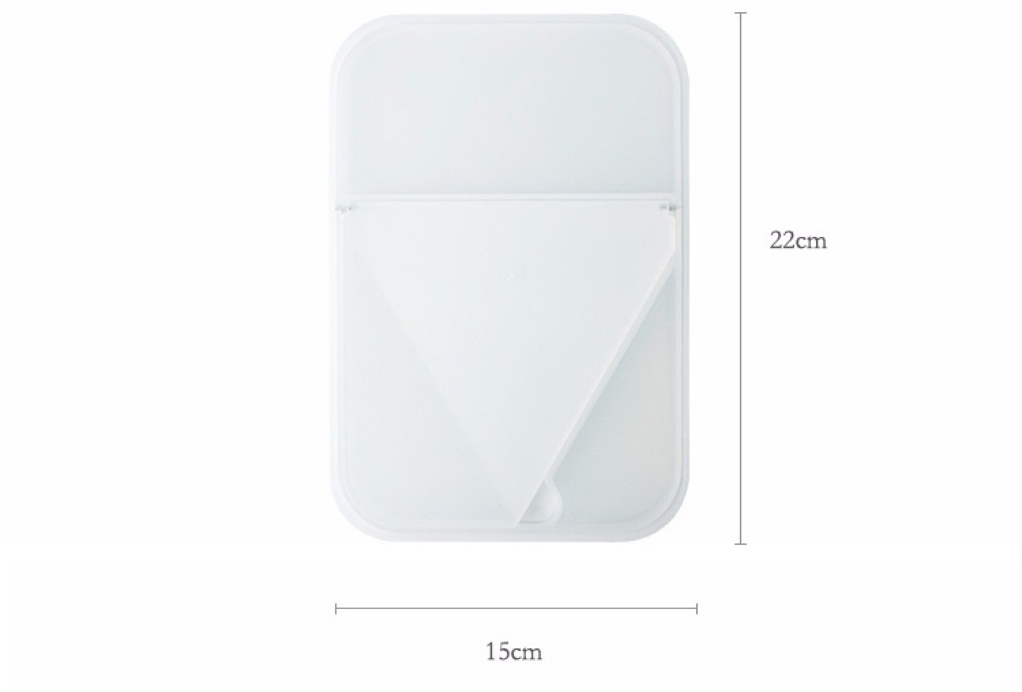 Portable Rectangular Vanity Mirror with Stand - photo 2