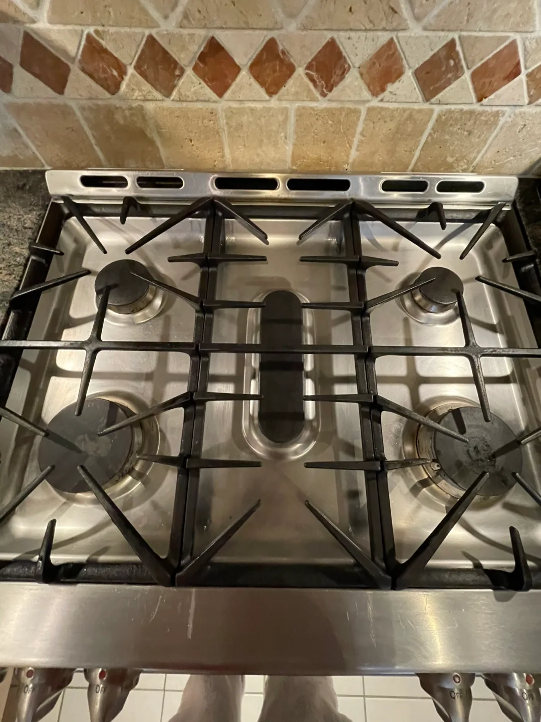 GE Cafe Stainless Steel Gas Stove image indicator(2)