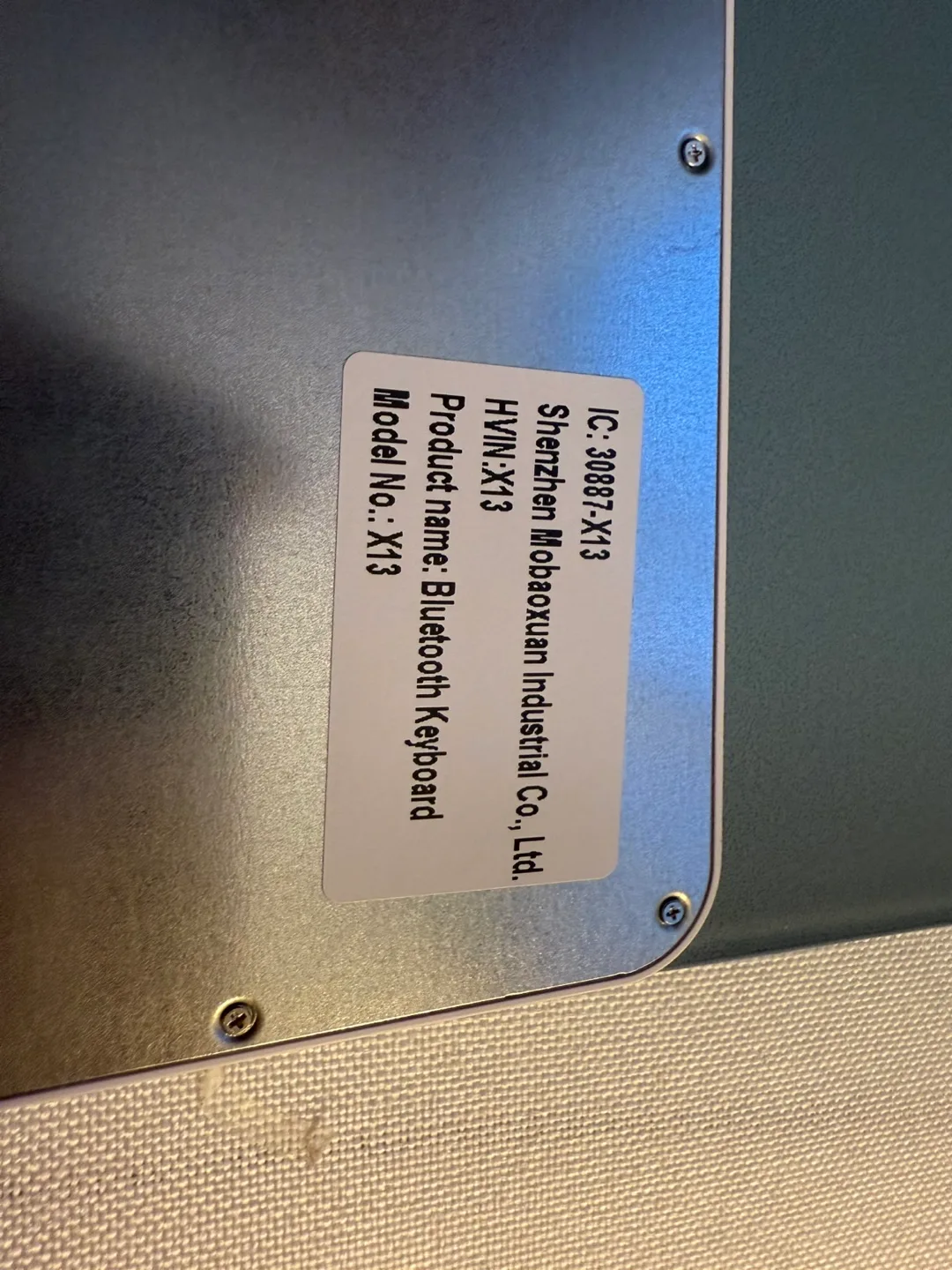 Bluetooth Keyboard Case for Tablet image indicator(3)