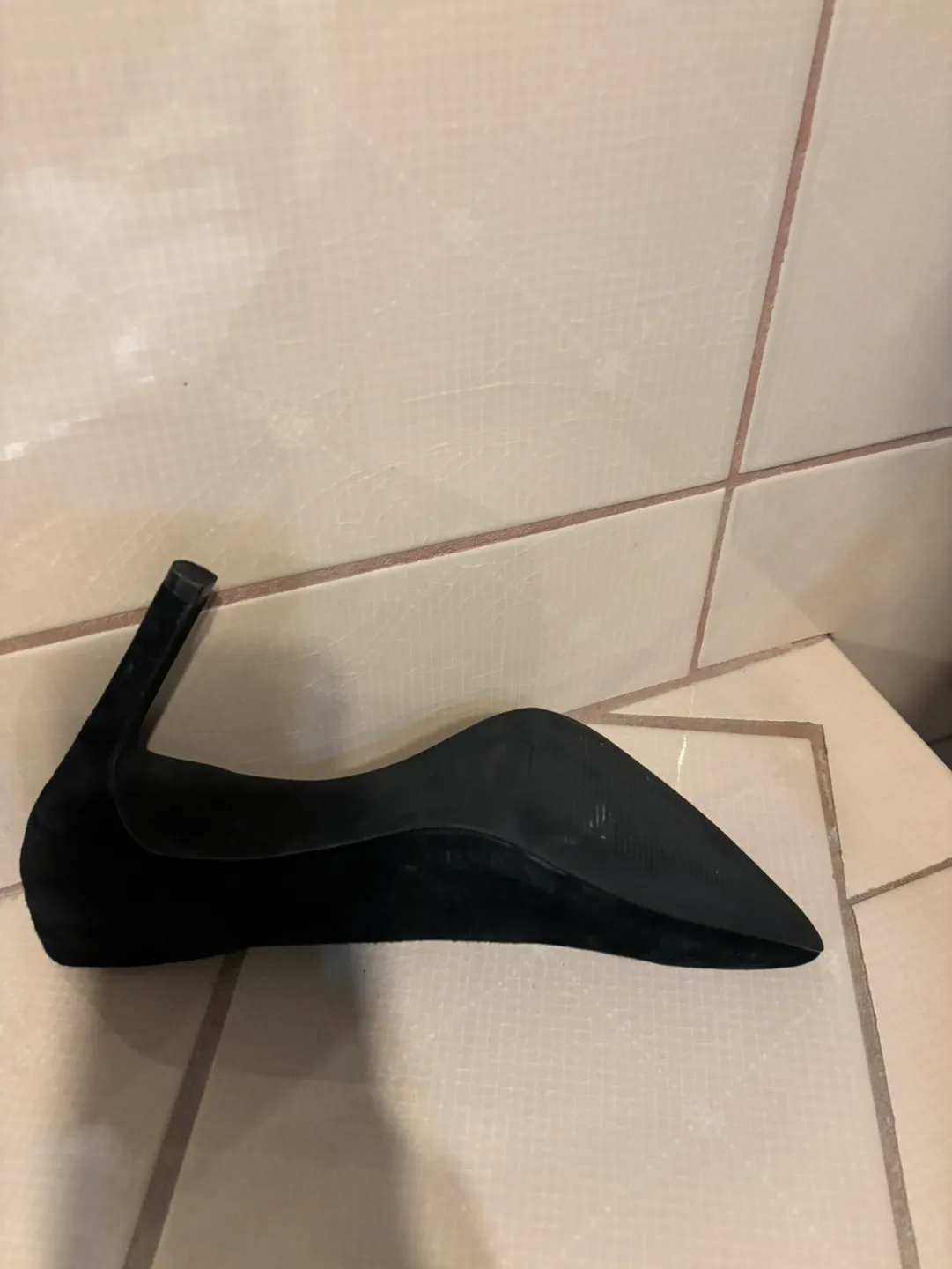 Wittner Black Suede Pointed Toe Heels image indicator(4)