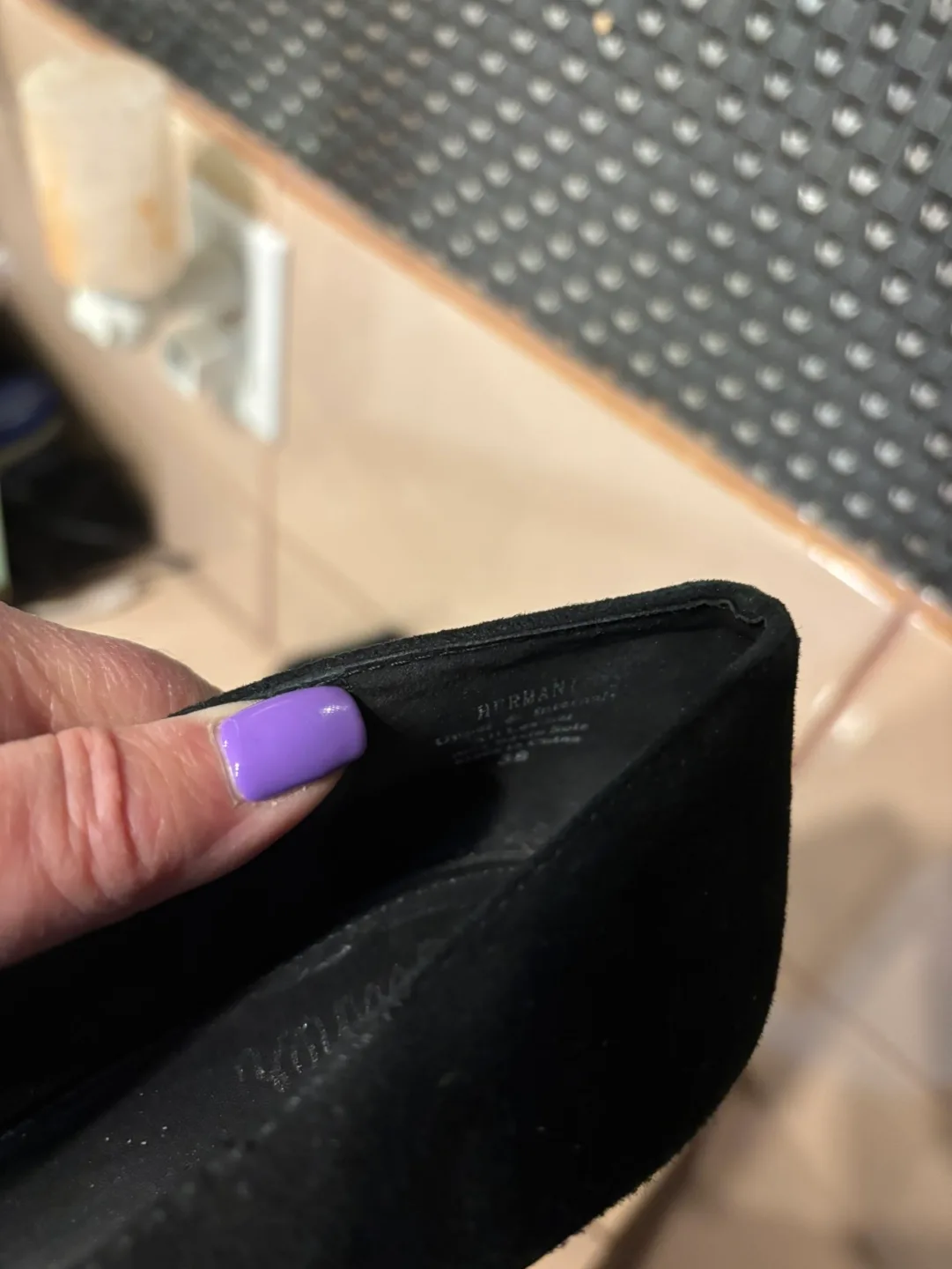 Wittner Black Suede Pointed Toe Heels image indicator(5)