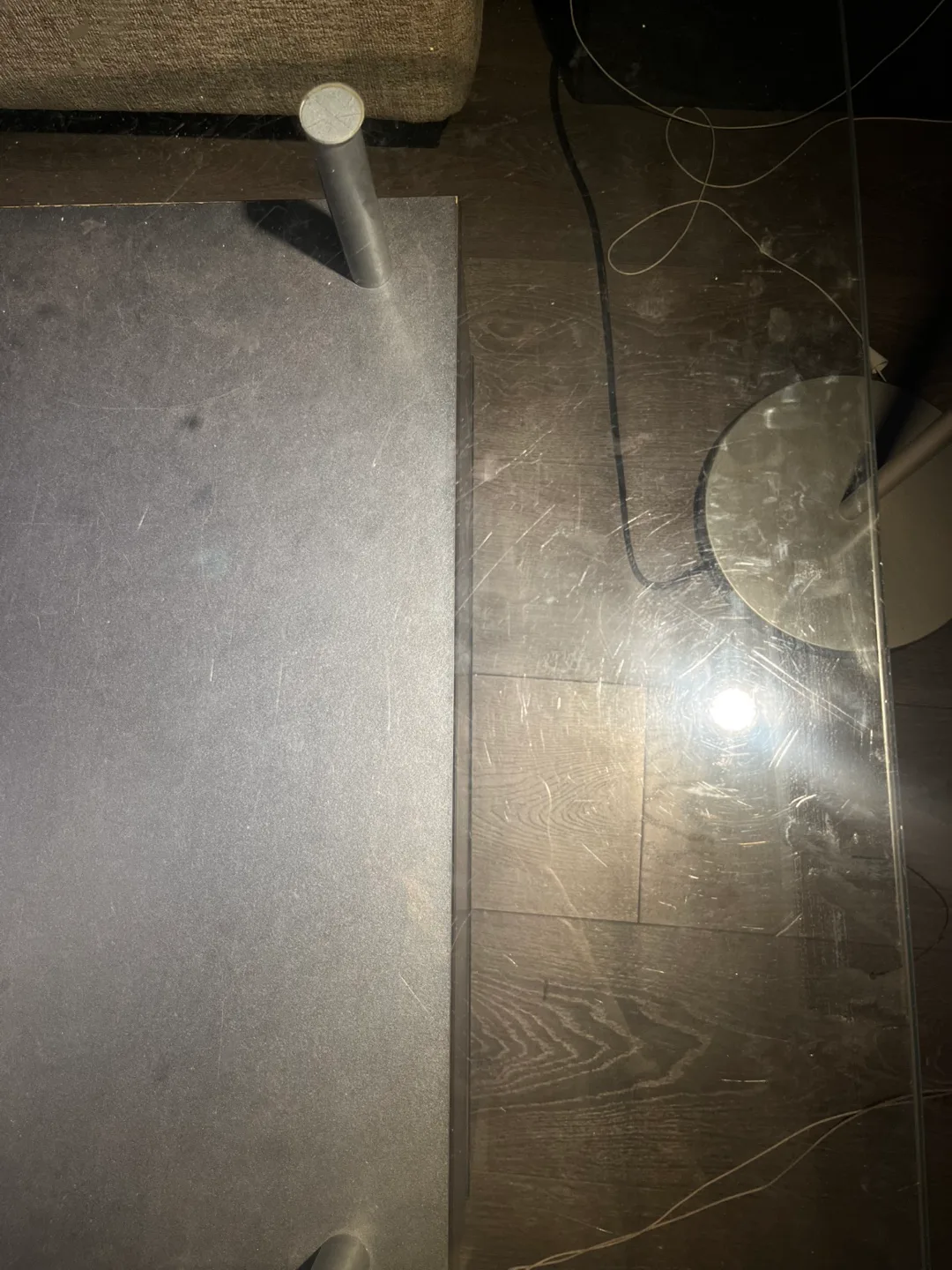 Glass Top Coffee Table on Wheels image indicator(5)