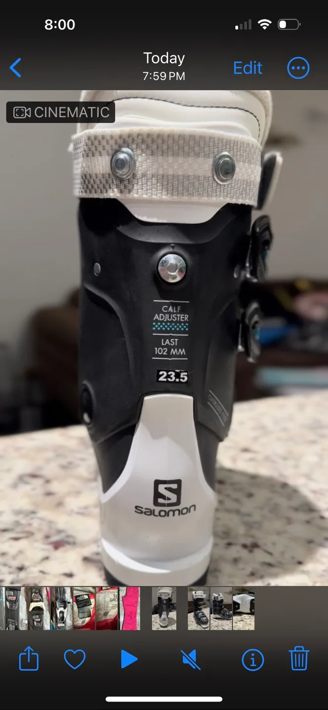 Salomon X Access 70W Women's Ski Boots Size 23.5 image indicator(3)