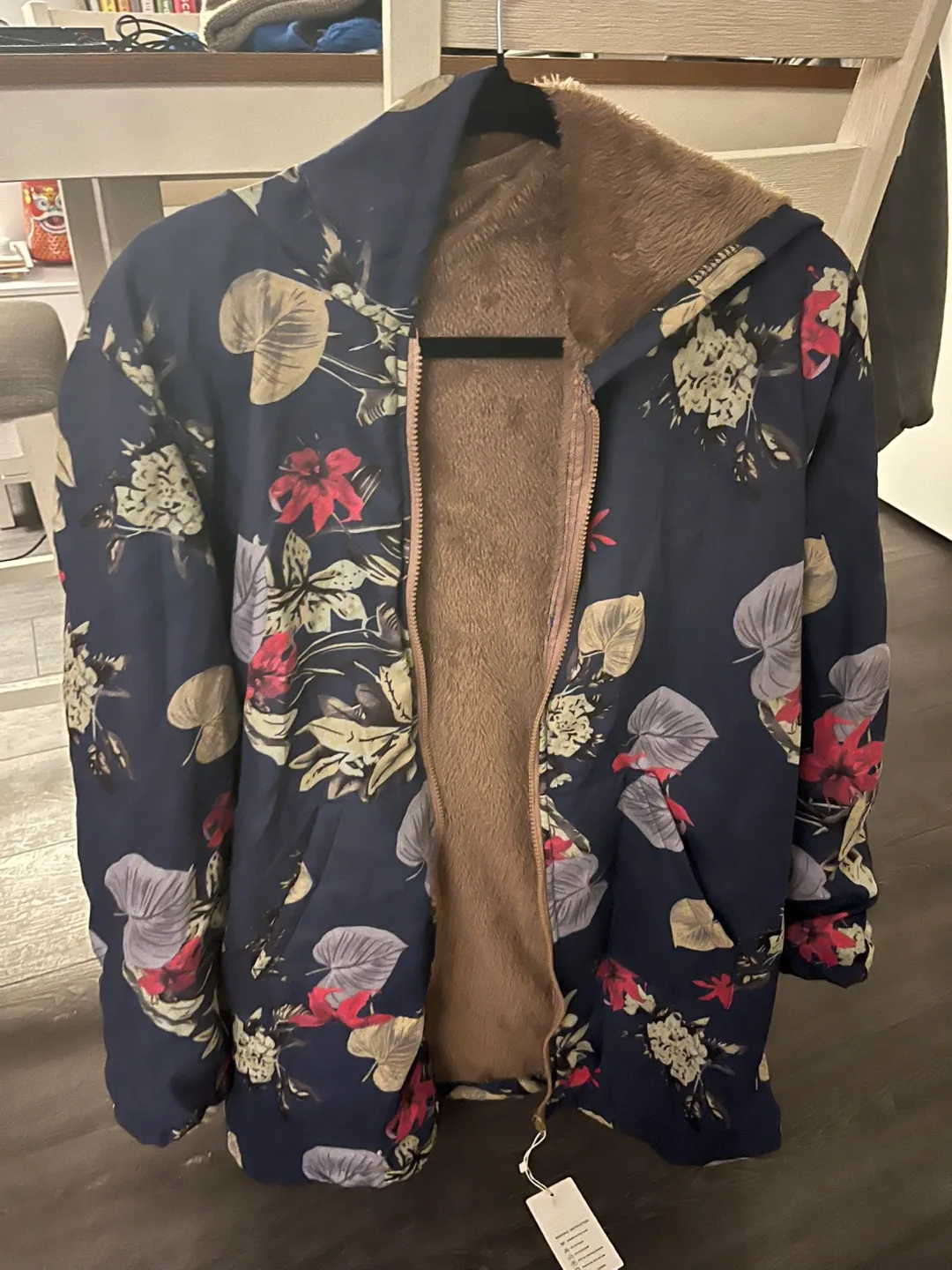 #freecycle Floral Print Hooded Jacket thumbnail