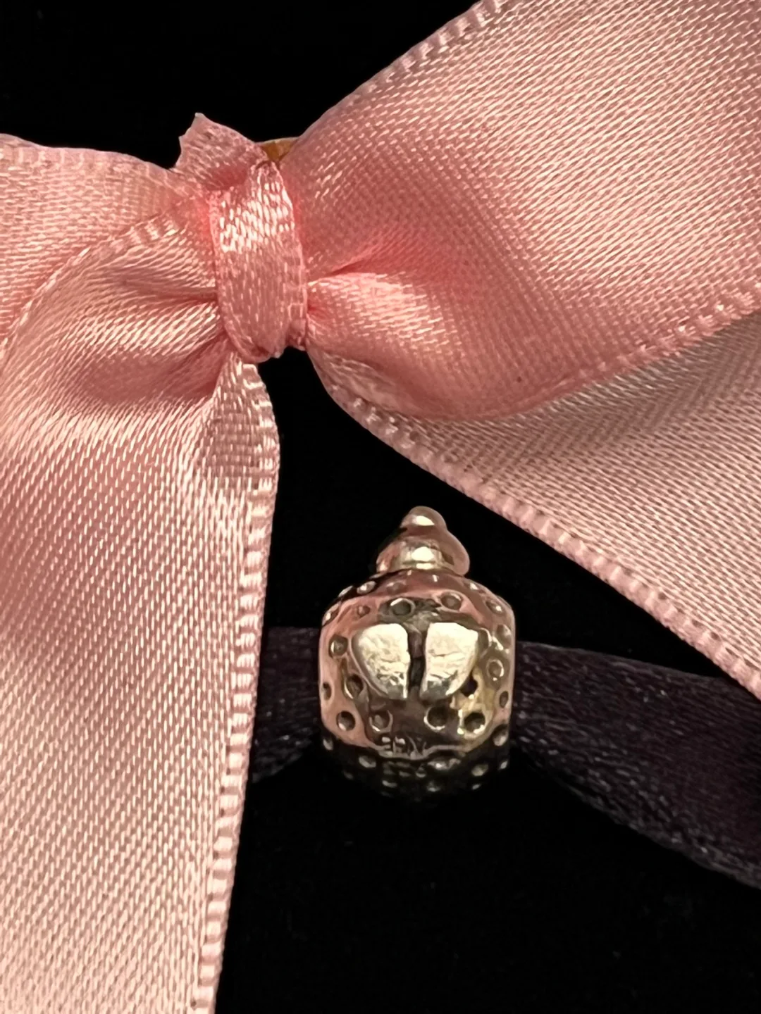 Pandora HTF Spotted Chicken Charm image indicator(4)