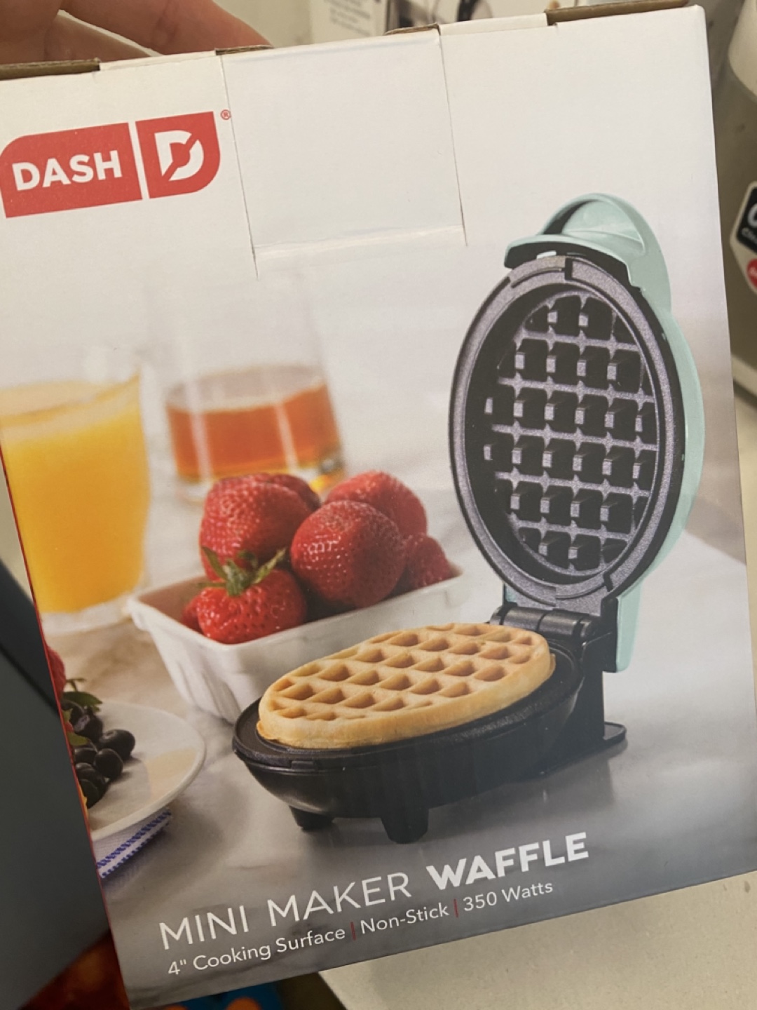 Dash Mini Waffle Maker - Mint Green - photo 2