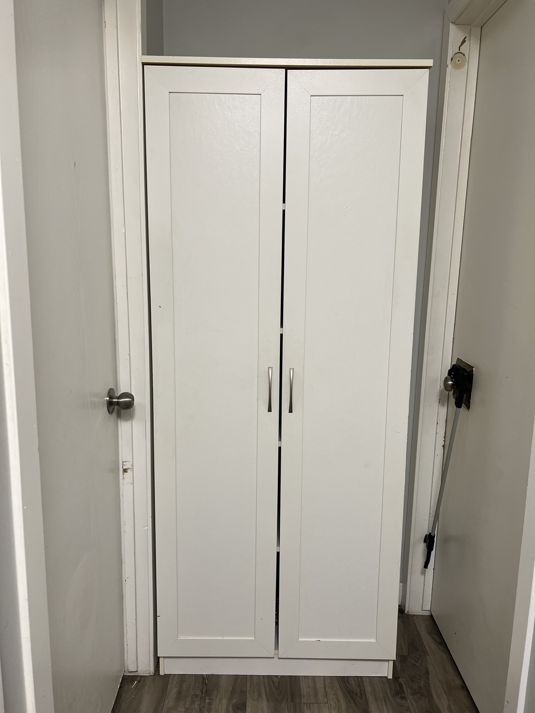 White Wardrobe Closet with Shelves