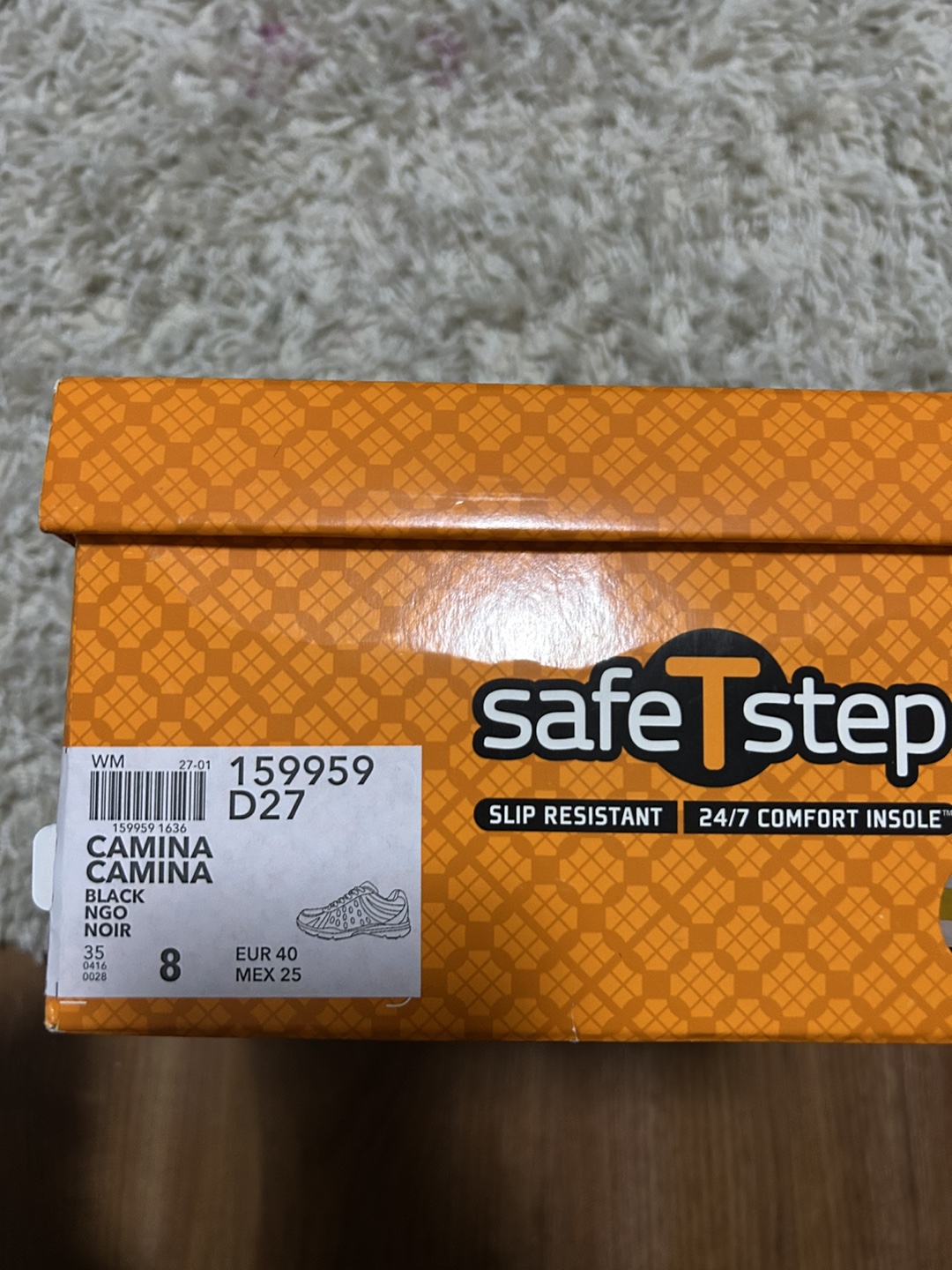 SafeTStep Camina Women's Black Slip Resistant Shoes - Size 8 - photo 4