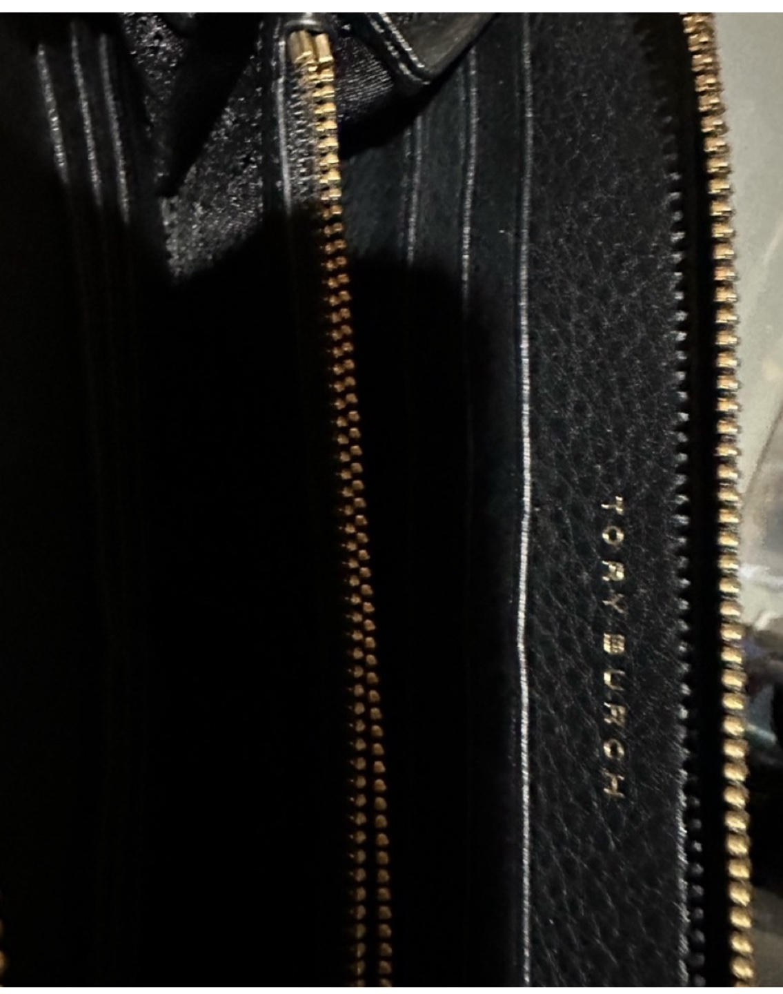 Tory Burch Black Leather Zip Around Wallet - photo 5