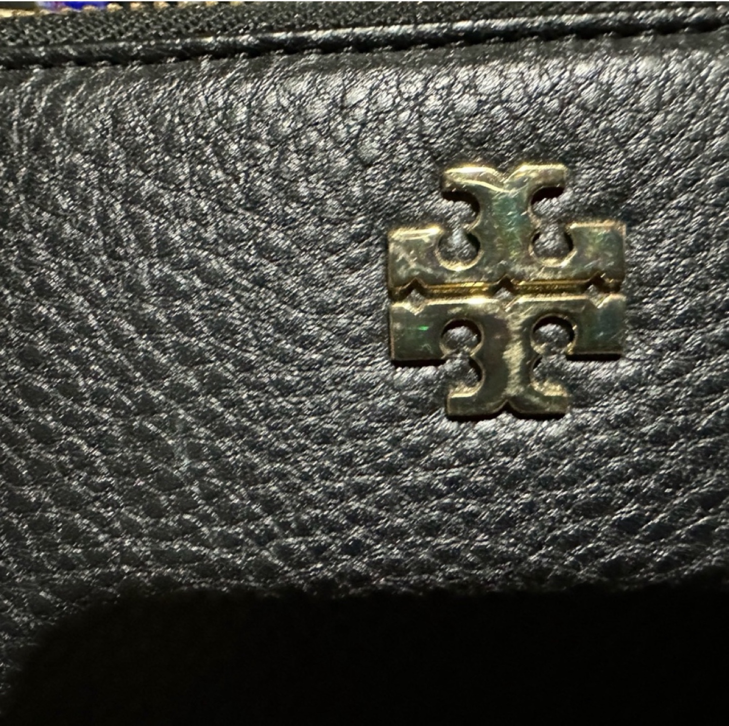 Tory Burch Black Leather Zip Around Wallet - photo 3