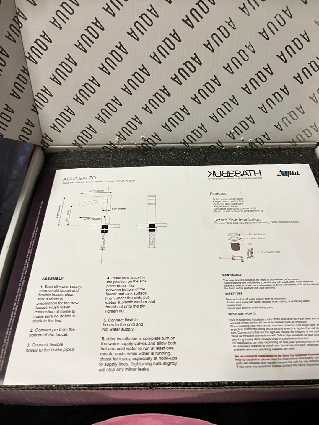 Single Lever Faucet image indicator(4)