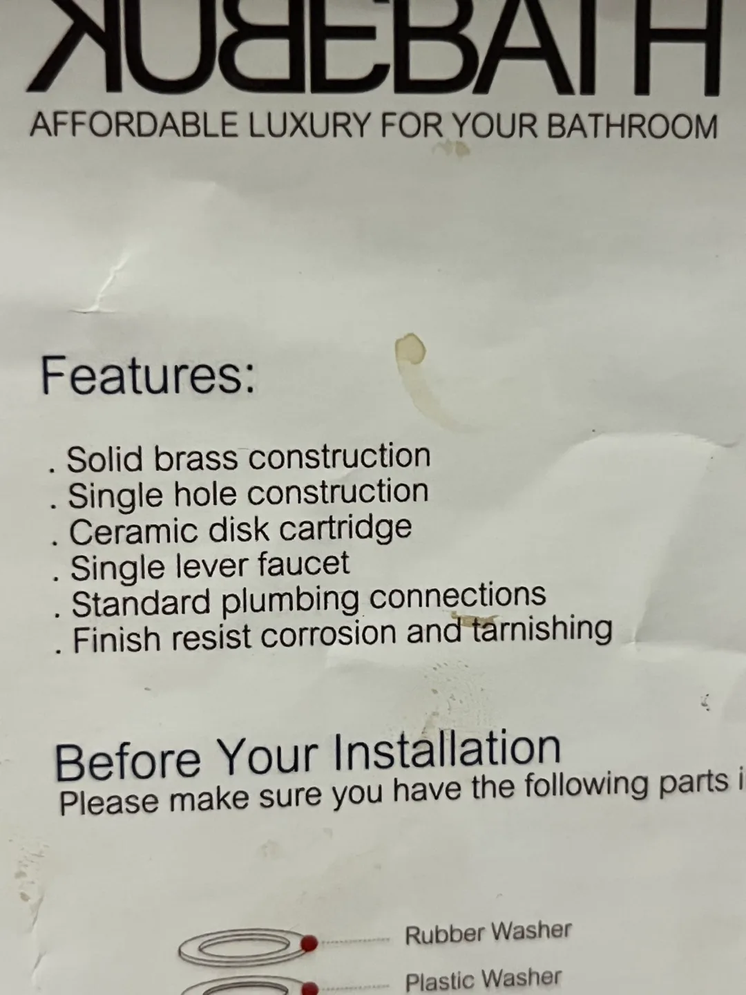 Single Lever Faucet image indicator(7)