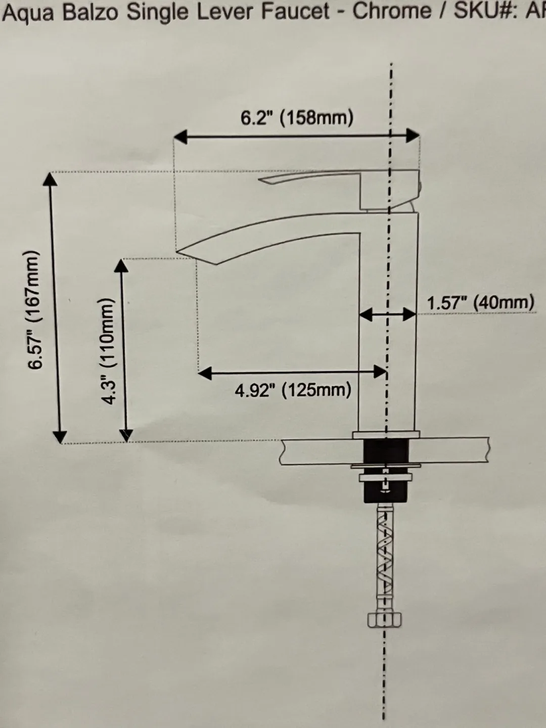 Single Lever Faucet image indicator(10)