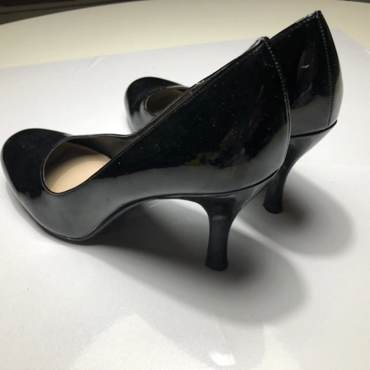 Black Patent Leather Franco Sarto “Raisin” Heels image indicator(3)