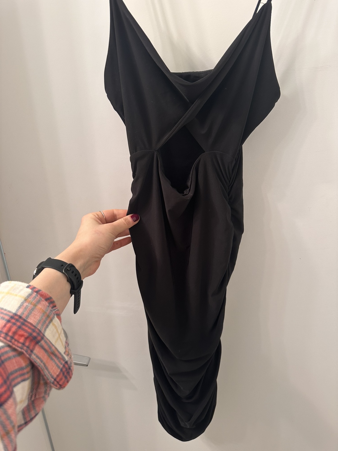 Black Cut-Out Mini Dress - photo 3