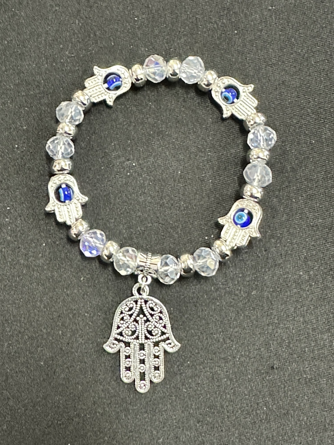 Hand Beaded Bracelet - Evil Eye Charm - photo 5
