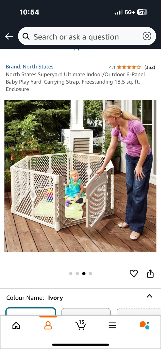 North States Superyard Ultimate Indoor/Outdoor Play Yard - photo 3