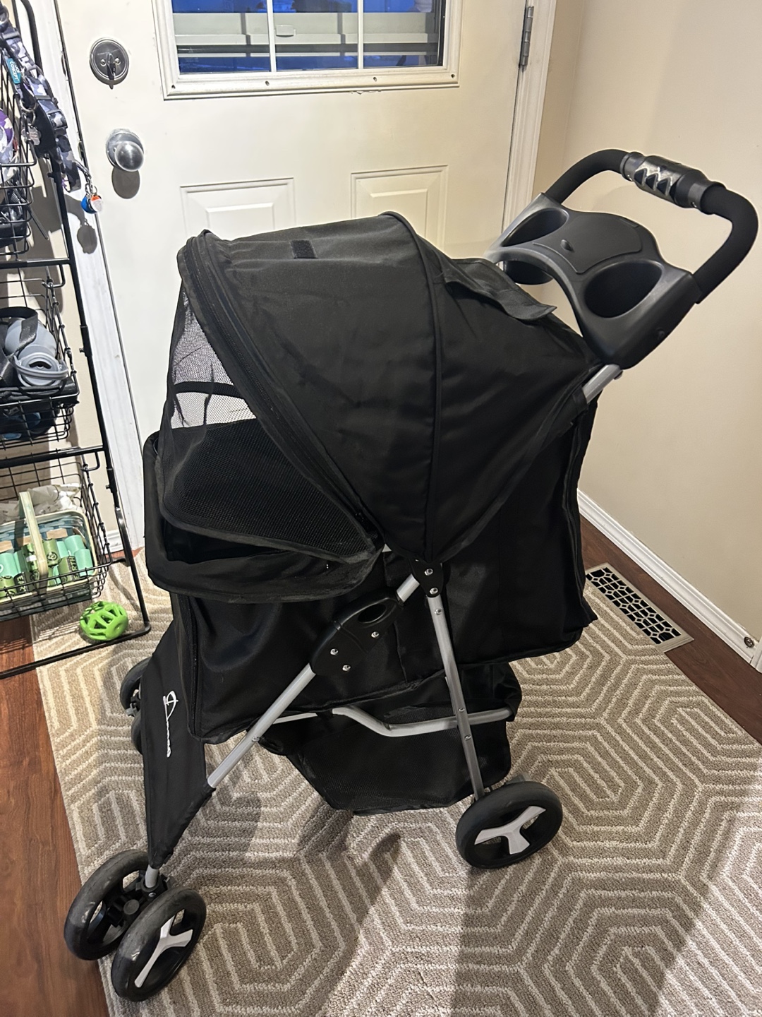 Dog stroller, pet carrier, black