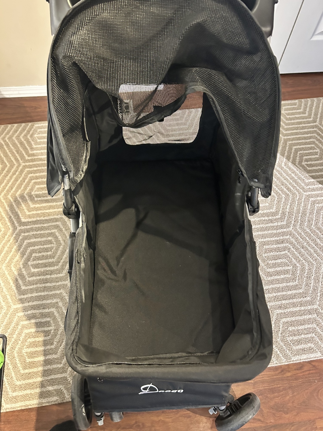 Dog stroller, pet carrier, black - photo 4