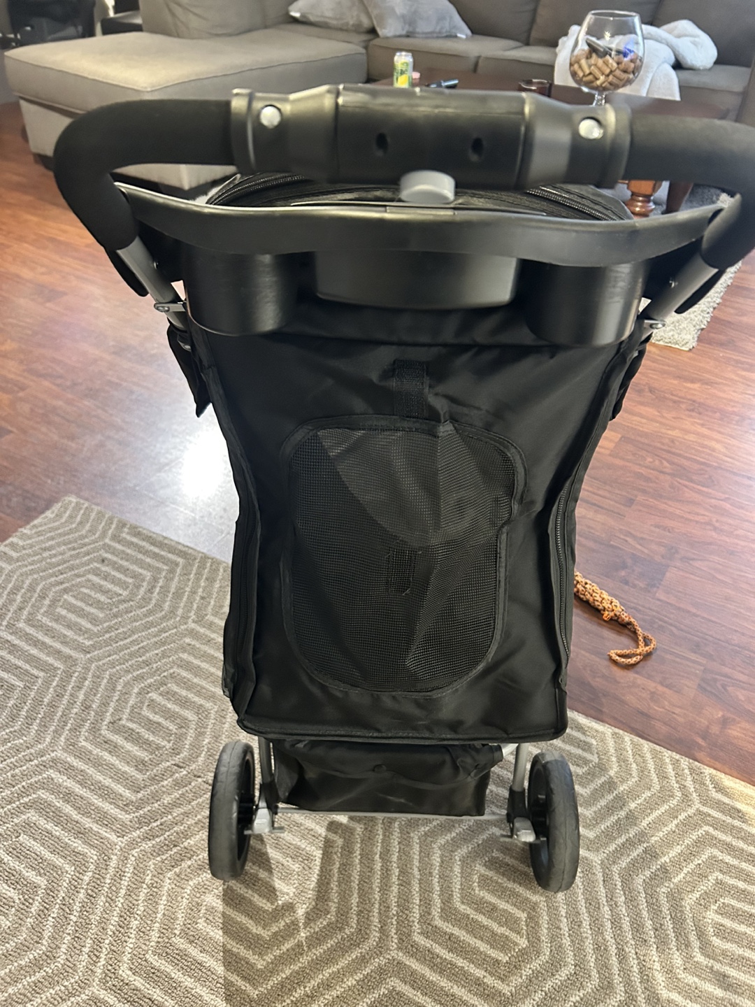 Dog stroller, pet carrier, black - photo 3