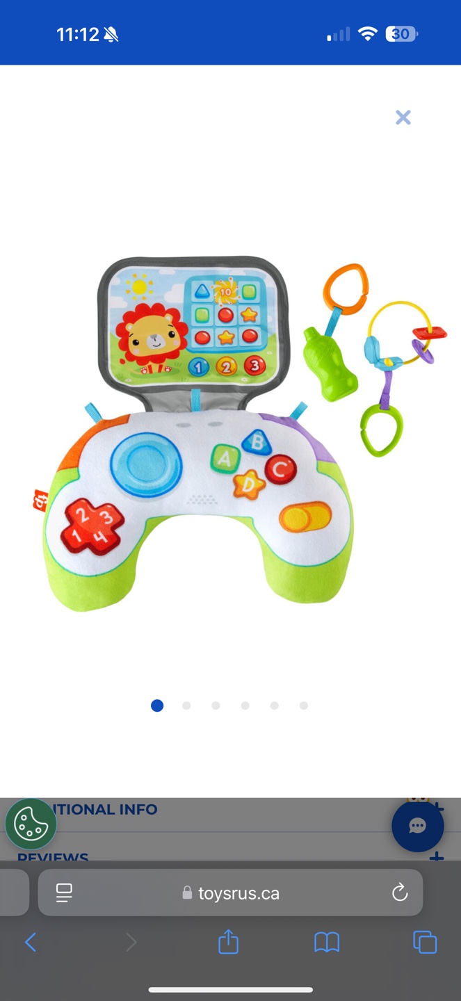 Fisher-Price Littlest Gamer Tummy Wedge
