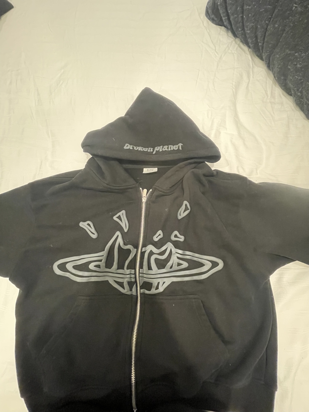 Broken Planet Zip-Up Hoodie - Size Small - photo 3