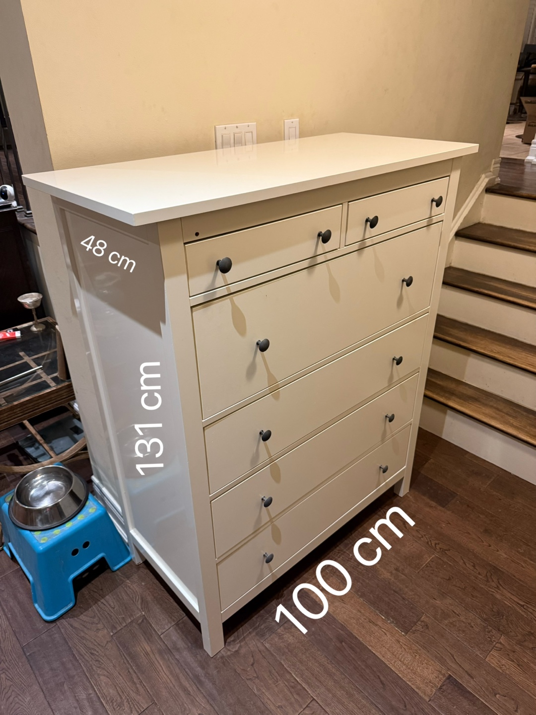IKEA HEMNES Tallboy - White