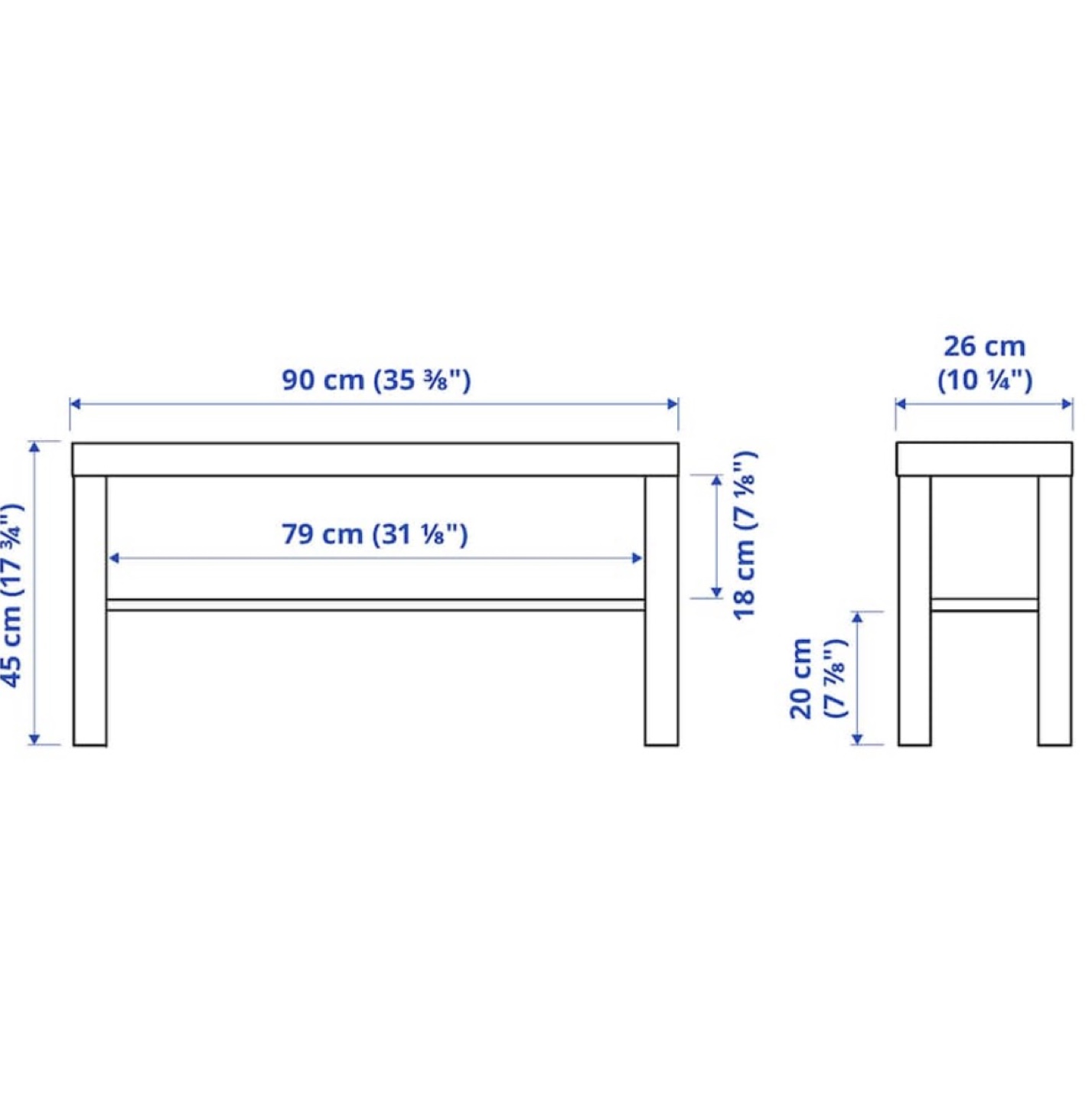 IKEA Lack TV Bench - Black - photo 2