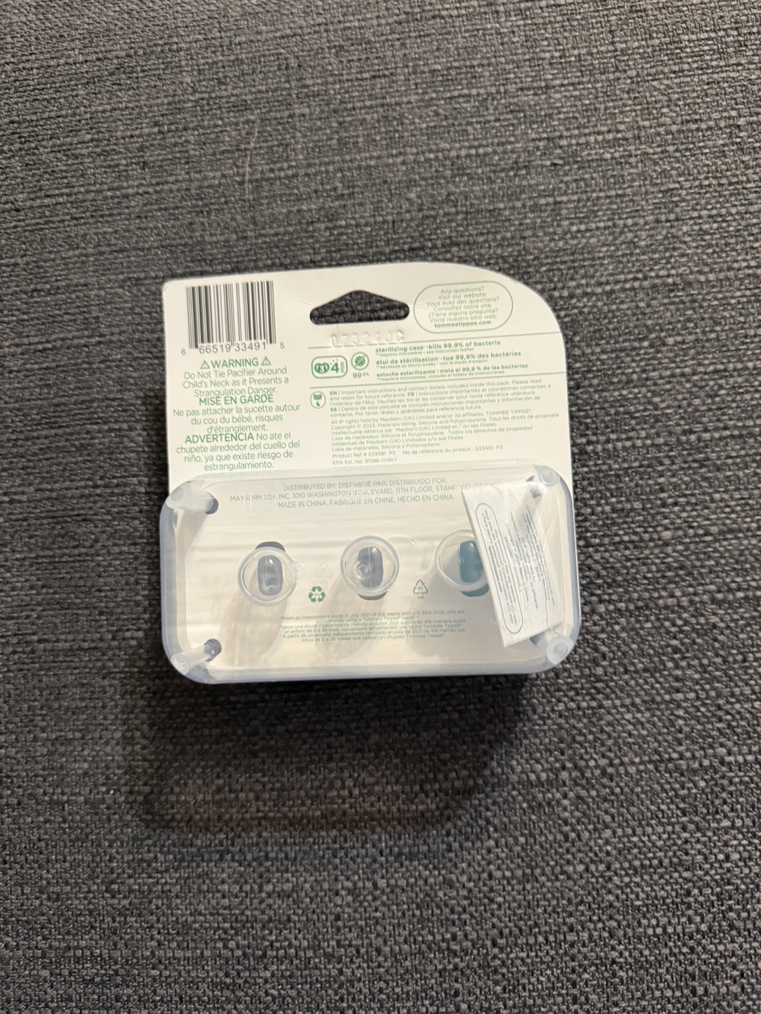 Tommee Tippee Pacifiers 18-36 months pack of 3 - photo 2