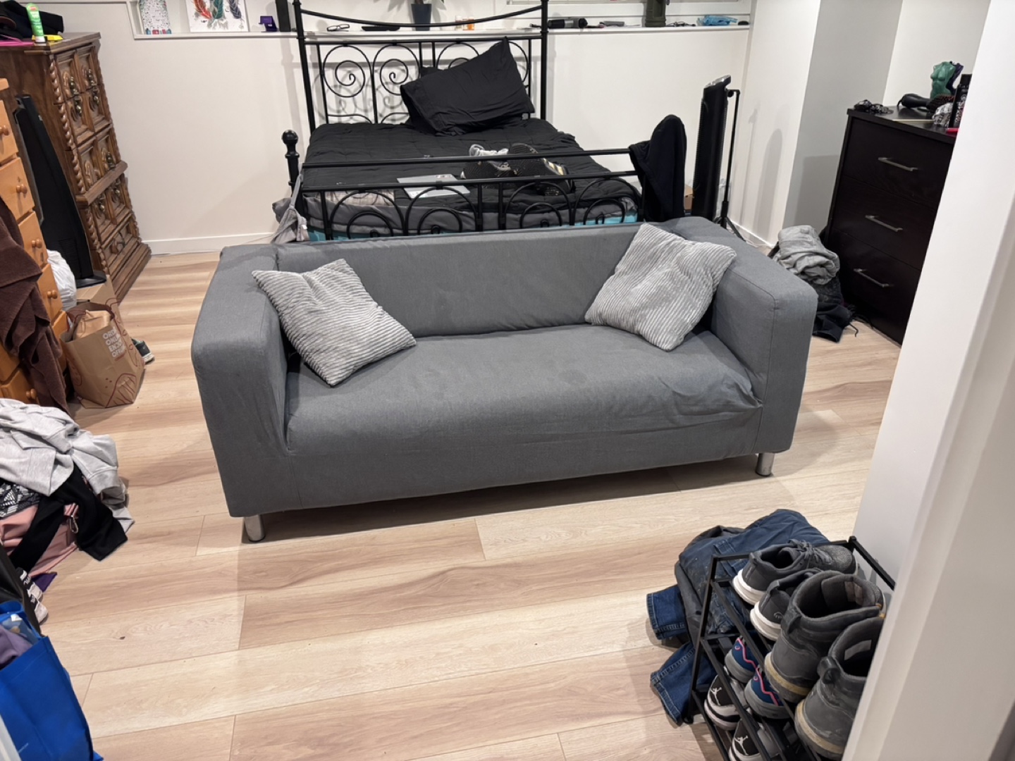IKEA KLIPPAN LOVESEAT - Vissle Gray
