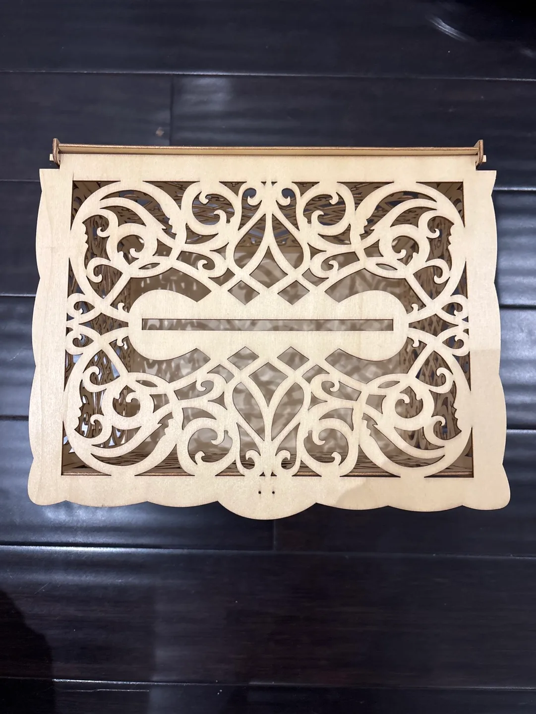 Ornate Wooden Card Box image indicator(2)