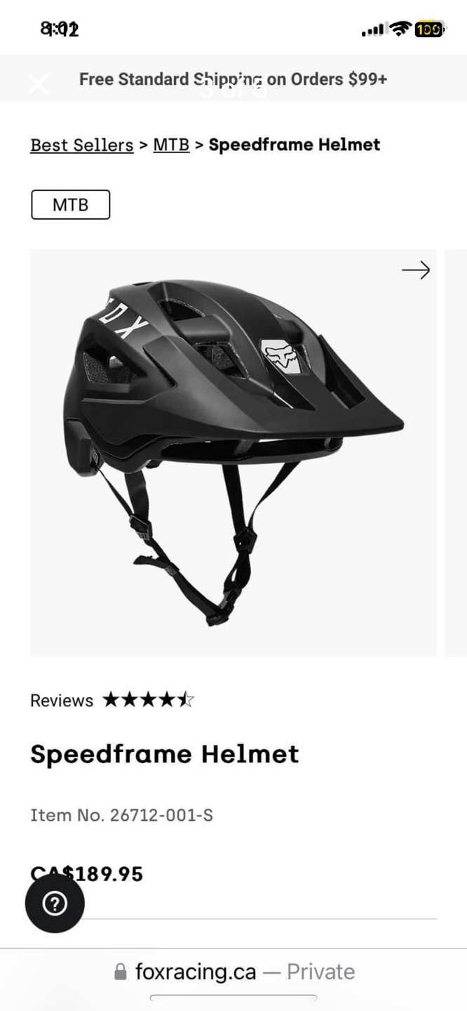 Fox Racing Speedframe Helmet - photo 2