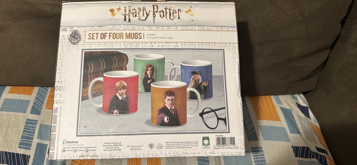 Harry Potter Character Mug Set (4 mugs)