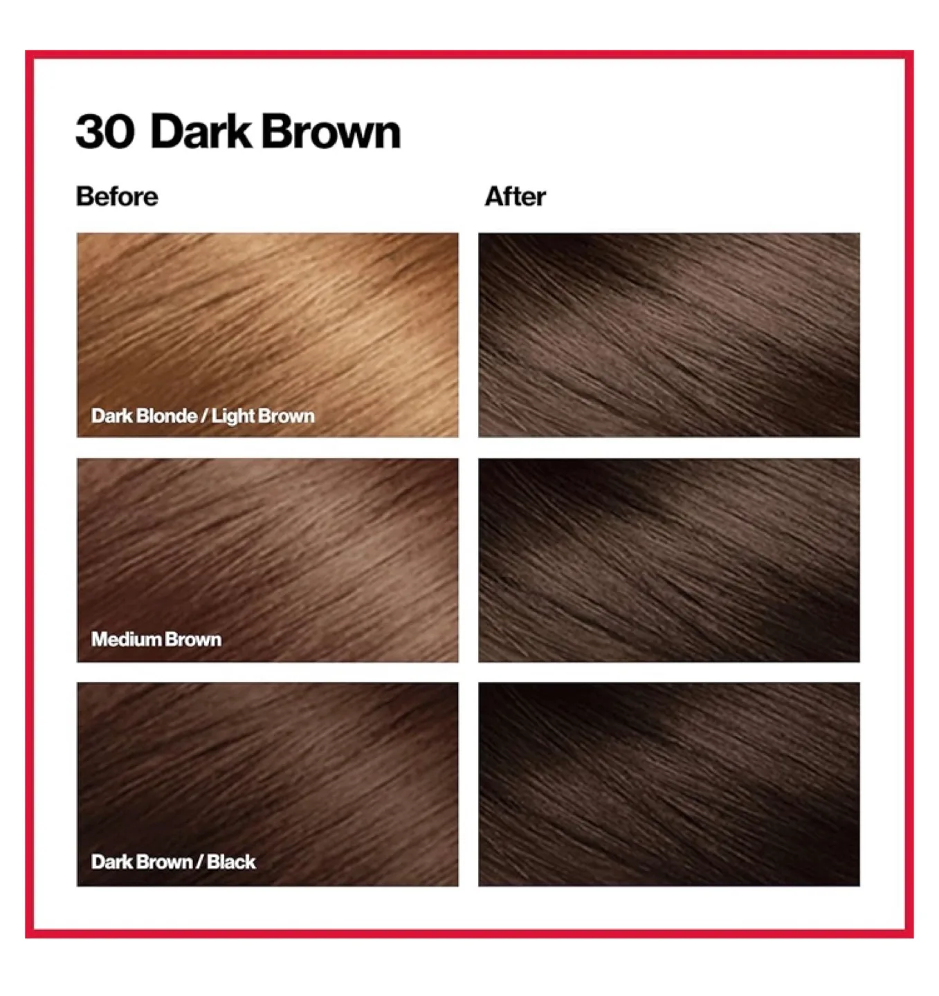 Revlon Beautiful Color 30 Dark Brown Permanent Hair Colour image indicator(3)