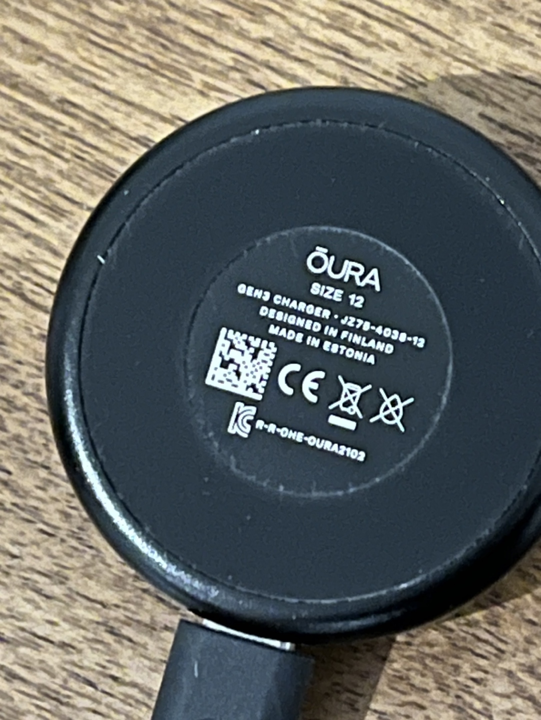 ŌURA Ring Gen3 Size 12 with Charger - photo 4