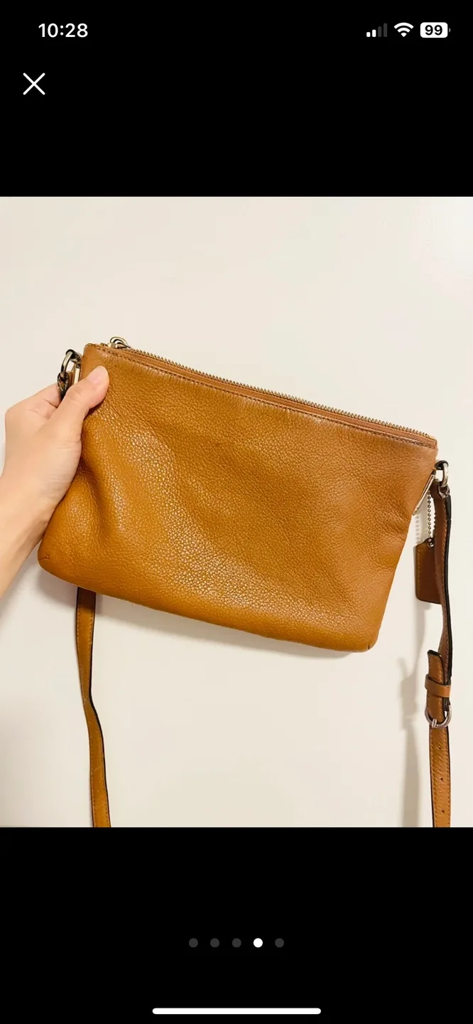 Coach Leather Crossbody Bag image indicator(4)