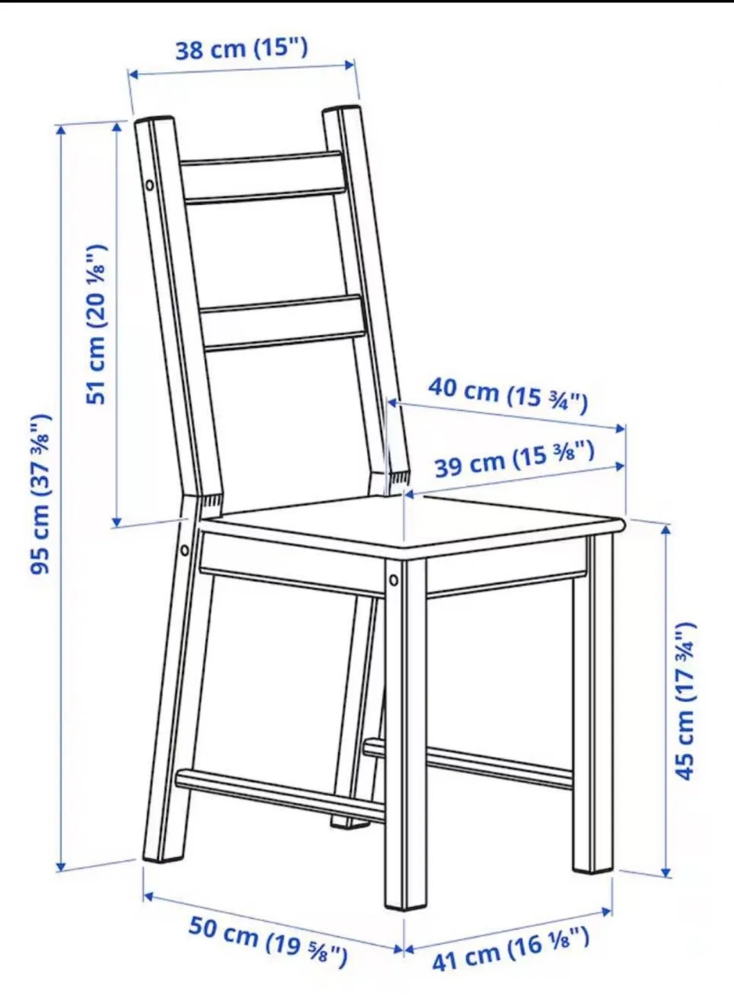IKEA JOKKMOKK Table and 2 Chairs image indicator(4)