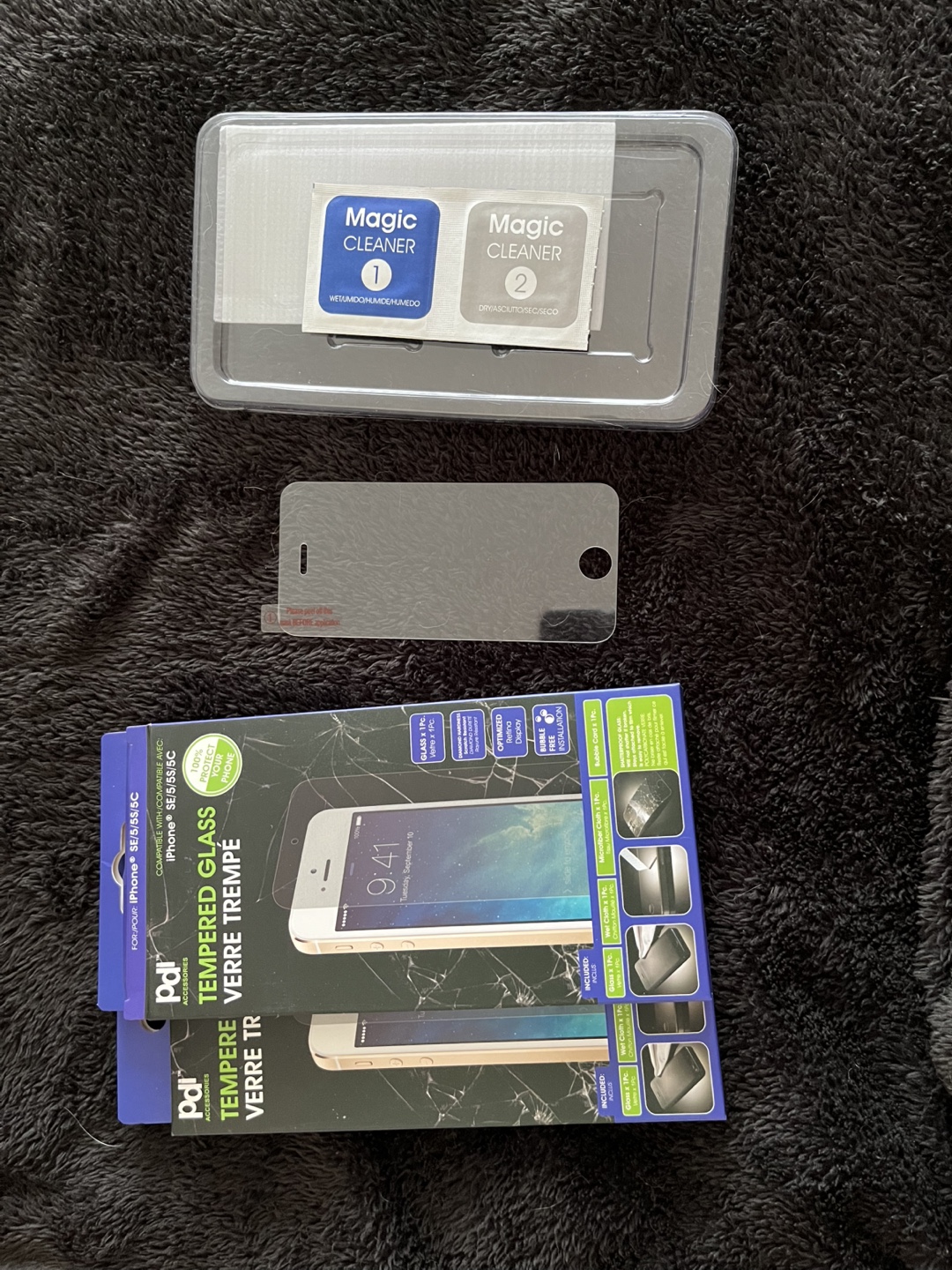 2x iPhone SE/5/5S/5C Tempered Glass Screen Protectors