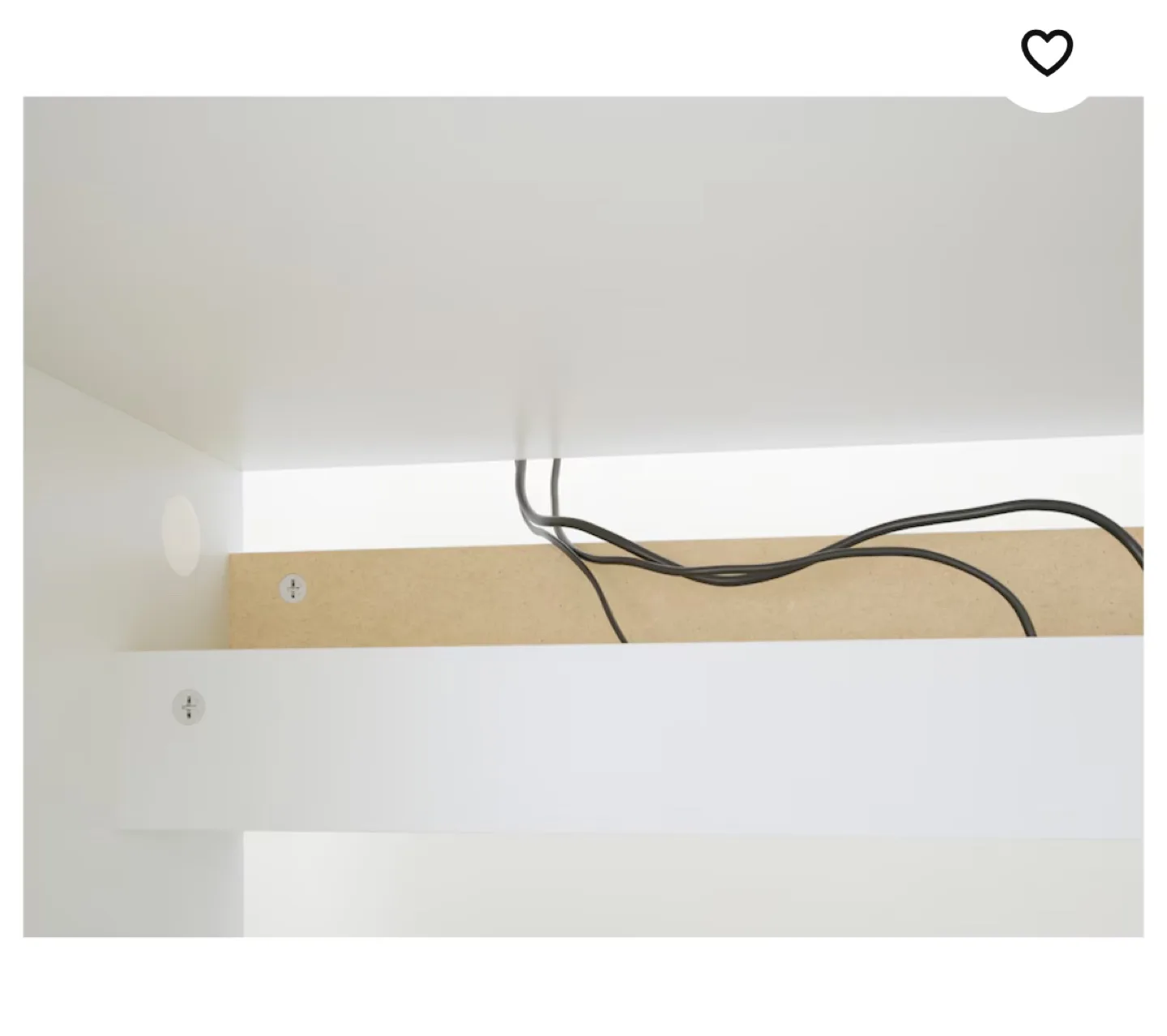 IKEA MALM Desk - White - 140x65 cm image indicator(5)